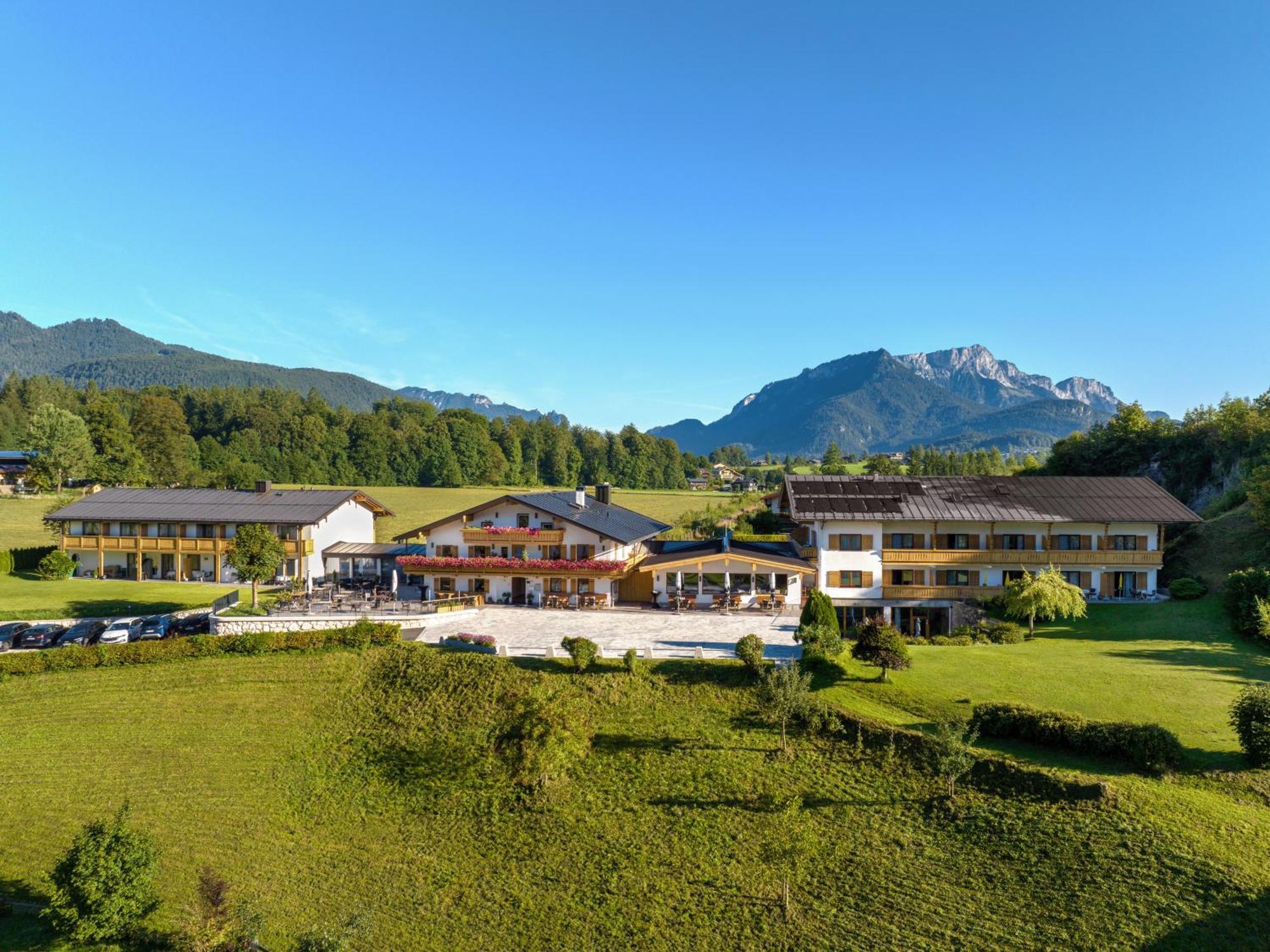 Hotel Hanauerlehen - Ruhige & Zentrale Top-Lage - Mit Schwimmbad, Sauna, Parkplaetze & Cafe - Bayerischer Familienbetrieb Schoenau am Koenigsee Exterior foto